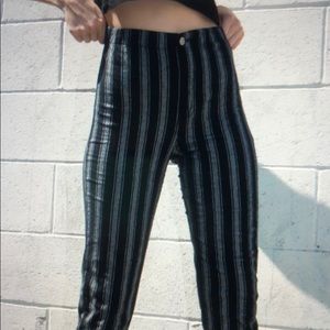 Brandy Melville Tilden Pants in Black and White